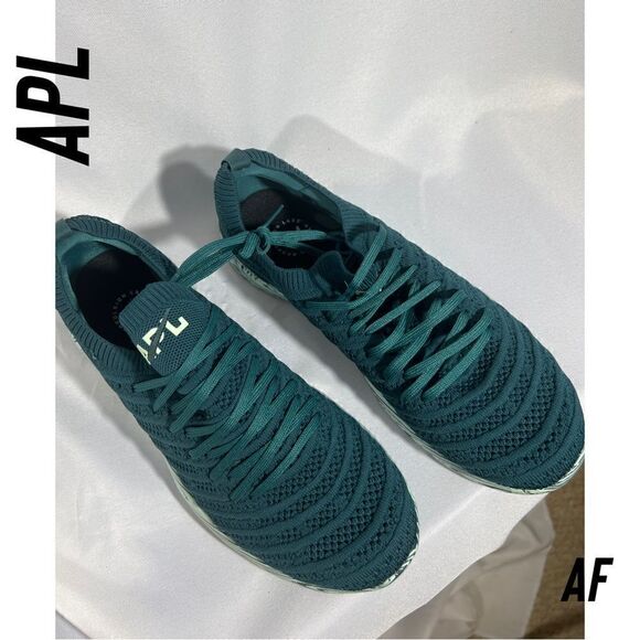 APL TECHLOOM WAVE RUNNER SNEAKERS IN TEAL NEW SIZE 10 - Picture 4 of 8